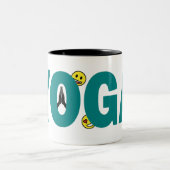 Yoga Emoji Mug Tweekleurige Koffiemok (Center)