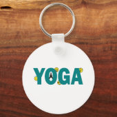 Yoga Emoji Sleutelhanger (Voorkant)