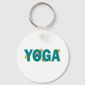 Yoga Emoji Sleutelhanger (Achterkant)