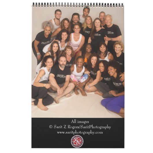 Yoga en Body Afbeelding Coalition 15-maands kalend Kalender (Achterkant)