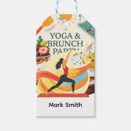 Yoga en brunch cadeaulabel
