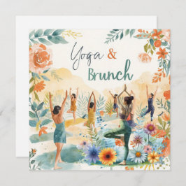 Yoga en brunch kaart