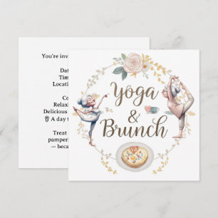 Yoga en brunch kaart