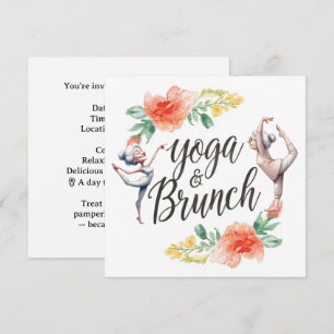 Yoga en brunch kaart