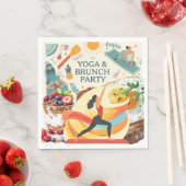 Yoga en brunch servet (Insitu)