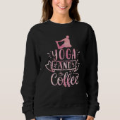 Yoga en Coffee Trui (Voorkant)