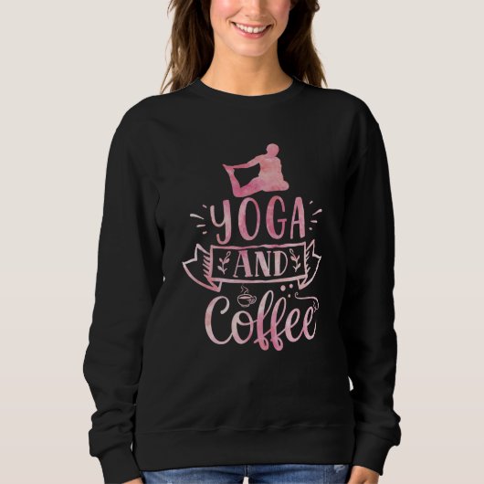 Yoga en Coffee Trui (Voorkant)