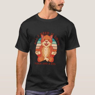 Yoga en Dog Sukhasana Pose T-shirt