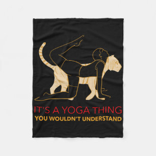 Yoga- en fitnessdesign voor het gym, het parcours fleece deken