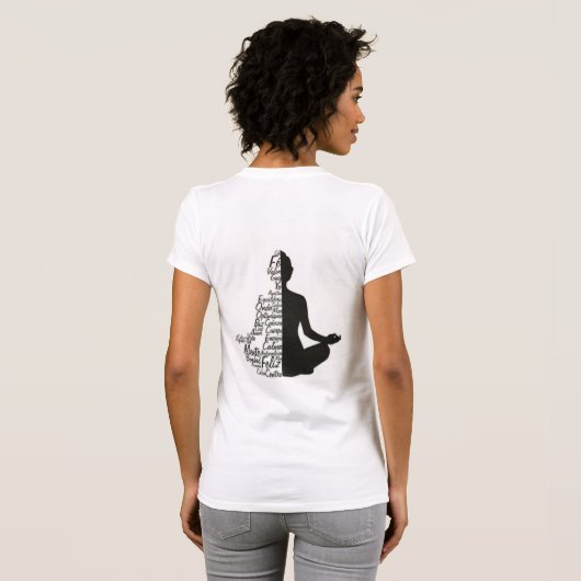 YOGA EN GYM T SHIRT WEMON (Achterkant volledig)