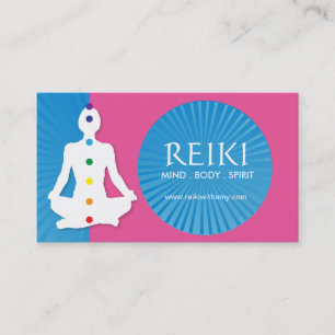 Yoga- en Reiki-Visitekaartjes Visitekaartje