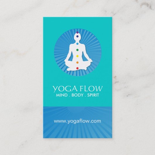 Yoga- en Reiki-Visitekaartjes Visitekaartje (Voorkant)