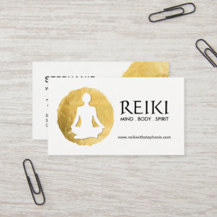 Yoga- en Reiki-Visitekaartjes Visitekaartje