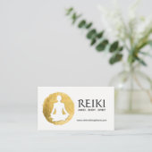 Yoga- en Reiki-Visitekaartjes Visitekaartje (Staand voorkant)