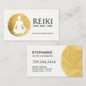 Yoga- en Reiki-Visitekaartjes Visitekaartje (Voorkant / Achterkant)