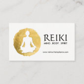 Yoga- en Reiki-Visitekaartjes Visitekaartje (Voorkant)