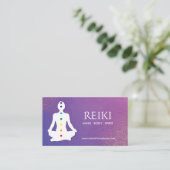 Yoga- en Reiki-Visitekaartjes Visitekaartje (Staand voorkant)