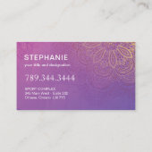 Yoga- en Reiki-Visitekaartjes Visitekaartje (Achterkant)