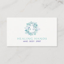 Yoga- en Reiki-Visitekaartjes