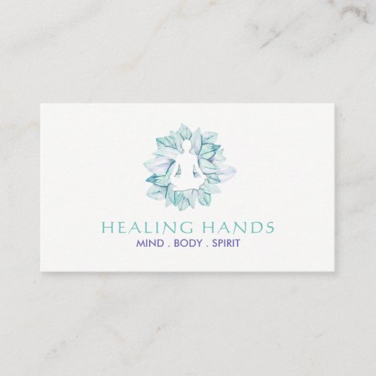 Yoga- en Reiki-Visitekaartjes Visitekaartje (Voorkant)