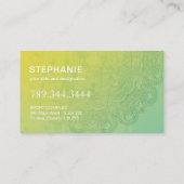 Yoga- en Reiki-Visitekaartjes Visitekaartje (Achterkant)