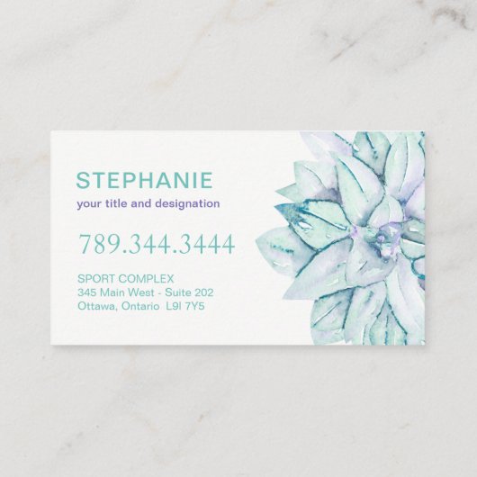 Yoga- en Reiki-Visitekaartjes Visitekaartje (Achterkant)