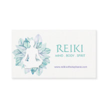 Yoga- en Reiki-Visitekaartjes