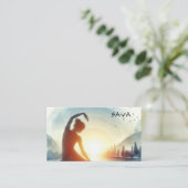 Yoga en Wellness Studio Zen Visitekaartje (Staand voorkant)