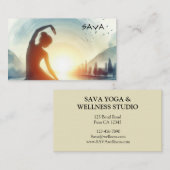 Yoga en Wellness Studio Zen Visitekaartje (Voorkant / Achterkant)
