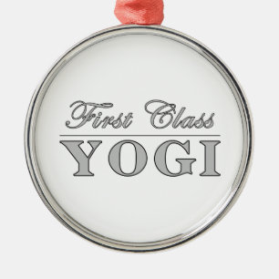 Yoga en Yogis : Eerste klasse Yogi Metalen Ornament