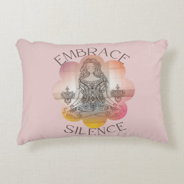 Yoga Enhance Silence Lotus flower voor Yoga Lovers Accent Kussen