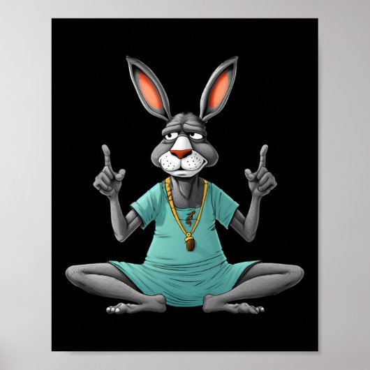 Yoga Ezel Poster (Voorkant)