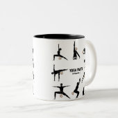 Yoga Farts Tweekleurige Koffiemok (Voorkant rechts)