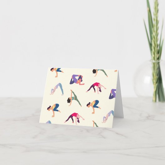 Yoga Feestdagen Kaart (Voorkant)
