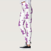 Yoga figuur, Sukhasana Pose, aangepaste Leggings (Links)