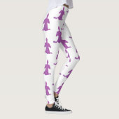 Yoga figuur, Sukhasana Pose, aangepaste Leggings (Rechts)