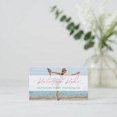 Yoga Fitness - instuctor QR - visitekaartje (Staand voorkant)