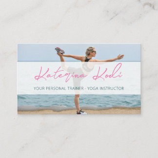 Yoga Fitness - instuctor QR - visitekaartje