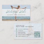 Yoga Fitness - instuctor QR - visitekaartje (Voorkant / Achterkant)