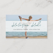 Yoga Fitness - instuctor QR - visitekaartje (Voorkant)