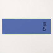 Yoga "FITNESS" mat/blauw Yogamat (Achterkant (horizontaal))