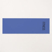 Yoga "FITNESS" mat/blauw Yogamat (Voorkant (horizontaal))