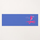 Yoga Flamingo Yogamat (Voorkant (horizontaal))