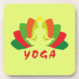 Yoga Flor de Loto Bier Onderzetter