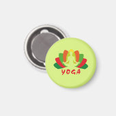 Yoga Flor de Loto Magneet (Voorkant / Achterkant)