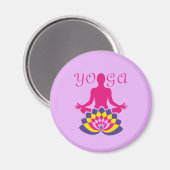 Yoga Flor de Loto Magneet (Voorkant / Achterkant)