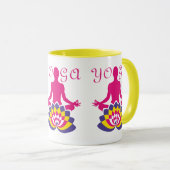 Yoga Flor de Loto Mok (Voorkant rechts)