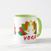 Yoga Flor de Loto Mok (Voorkant rechts)