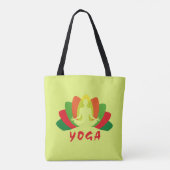 Yoga Flor de Loto Tote Bag (Achterkant)