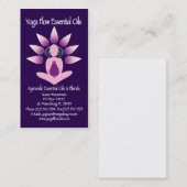 Yoga Flow etherische oliën Visitekaartje (Voorkant / Achterkant)